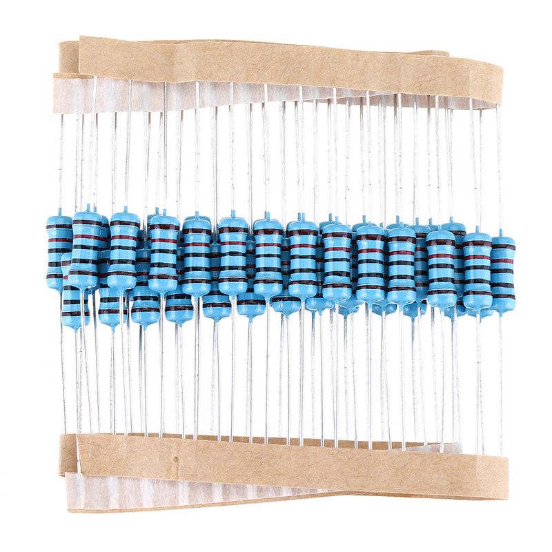 50pcs 1W Metal Film Resistor 1% 10K ohm