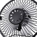 6 Inch USB Small Desk Fan Portable 4 Blades Cooler Cooling Fan For Camping Travel