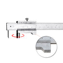 0-200mm Measure Scale Ruler 0.05mm Accurate Parallel Line Digital Vernier Caliper W/Case Woodworking