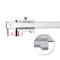 0-200mm Measure Scale Ruler 0.05mm Accurate Parallel Line Digital Vernier Caliper W/Case Woodworking