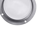 78MM Optical Glass Lens Waterproof 90 Degree + Aluminum Ring For 20W-100W High Power LED Chip