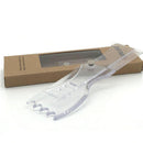 Luckyfine Rotating Beard Styling Template Comb Portable Beard Shaping Tool
