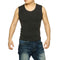 Men Round Neck Waistcoat Warm Heat Holder Thermal Underwear Sleeveless Top Blouse Underclothes