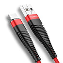 FLOVEME Hi-Tensile Type C Cable Braided Charging Data Cable 1M For Oneplus 5T Xiaomi Mix 2S Mi A1 S9