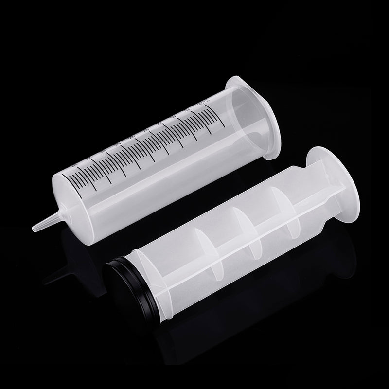 500ml Plastic Syringe with 1m Tubing for Refilling and Measuring Liquids Industrial Glue Applicator