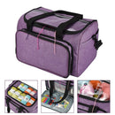 Knitting Tote Bag Yarn Storage Bag Purple For Thread Wool Yarn Crochet Hooks Knitting Needles and Accessories