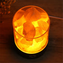 Himalayan Salt Lamp Air Purifier Crystal Lonic Rock Shape Night Light Dimmer