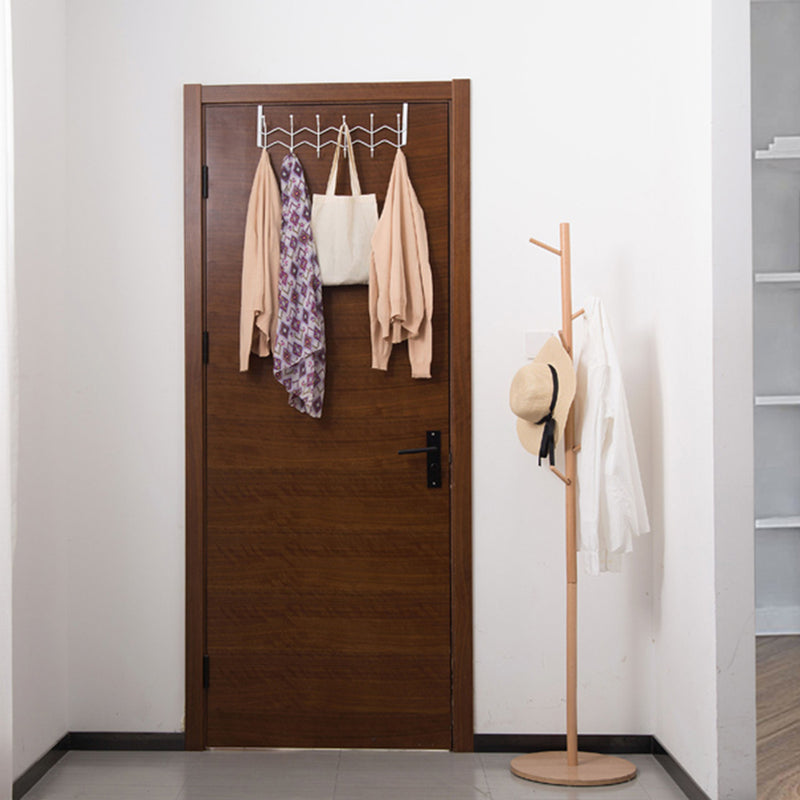 Stainless Steel 12 Hooks Over The Door Hook Rack Cloth Hanging Holder