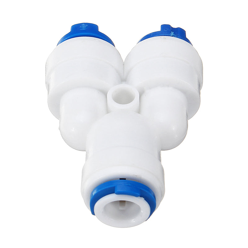 1/4 Inch RO Grade Y Type Water Tube Quick Connect Parts Fittings Connection Pipes for Water Filters