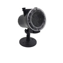 Christmas Light Laser Projector Animation Effect Light IP65 Remote Outdoor Halloween 12 Patterns Lamp Snowflake/Snowman