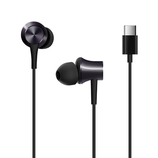Original Xiaomi Piston Type-C Earphone In-ear Stereo Aluminum alloy Earbuds Headphone with Mic