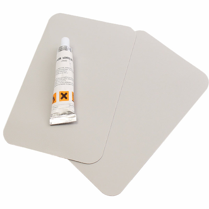2Pcs 20x12cm PVC Inflatable Boat Toy Patch With Glue Repair Kit Material Waterproof