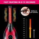 Fashion Women Mini USB Rechargeable Heated Electric Eyelash Curler Long Lasting Curling Lady Makeup Beauty Gift