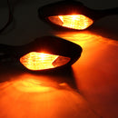 Pair Motorcycle Rear View Mirrors Turn Signal Light For Honda CBR1000RR 2008-2013