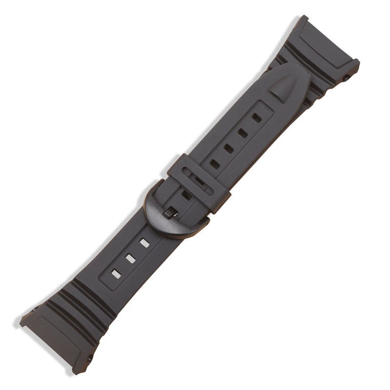 PU Black Strap Replacement Watch Band for CASIO W-96H