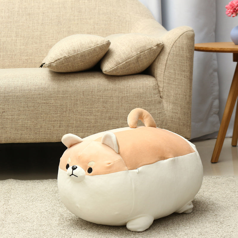 40/50CM Cute Fat Shiba Inu Corgi Doll Pillow Dog Plush Stuffed Kawaii