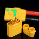 A Pair of Amass Anti Spark XT90-S Plug Connector Male Female Set With 12AWG Cable