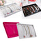 Velvet Necklace Curved Showcase Storage Holder Jewelry Display Tray