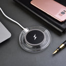 Bakeey 10W Intelligent Mode Fast Charging Crystal Pad Wireless Charger OnePlus 7 Pro 5T UMIDIGI Z2 Huawei P30 XIAOMI MI8MI9 S10 S10 +
