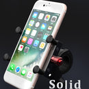 4-6.5inch 360 Bike Motorcycle 2in1 Rearview Mirror/Handlebar Mount Mobile Phone Holder