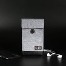 BUBM 4.7/6inch Phone Bag Velvet Soft Power Bank Storage Bag USB Cable Handbag Portable Travel