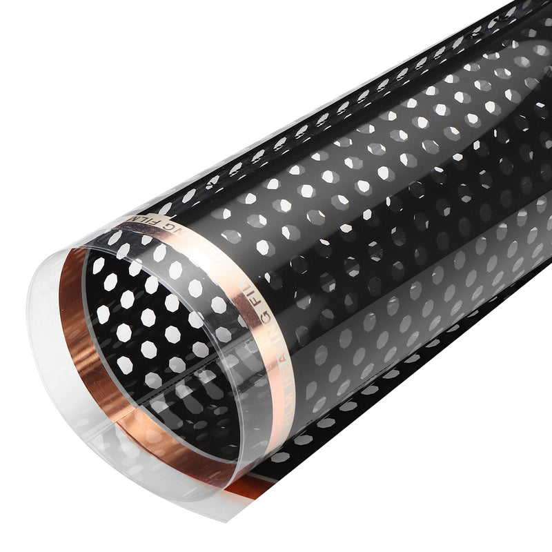 220W Electric Infrared Underfloor Heating Warm Film No Noise & Radiation Home Floor Heater Mat
