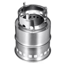 Stainless Steel Camping Wood Stove Picnic BBQ Grill Alcohol Stove