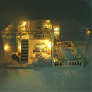 DIY Dolls House Handcraft Light Furniture Kids Toys Gifts Project Miniature Kit
