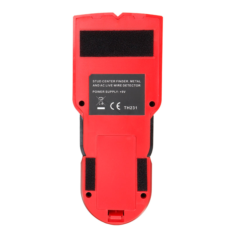 TH231 Digital Handheld Lcd Display Wall Stud Center Scanner Wood Metal AC Live Wire Cable Warning Detector Finder