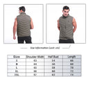 Electric USB Three-speed Thermostat Vest Warm Fleece Fabric + Polyester Camouflage Outdoor Sports