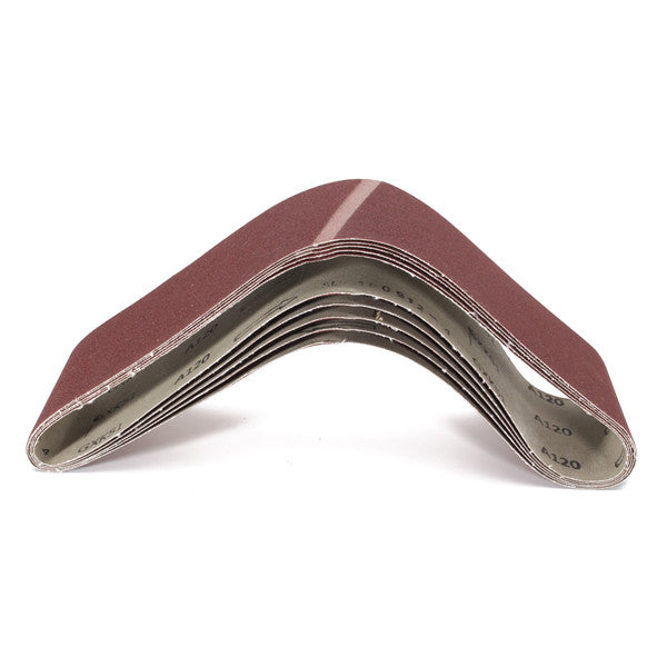 5pcs 120 Grit 100x915mm Sanding Belts Aluminum Oxide Abrasive Sanding Belts