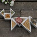 Silicone Flower Pot Mold Triangle Geometric Craft Succulent Plant Concrete Mould