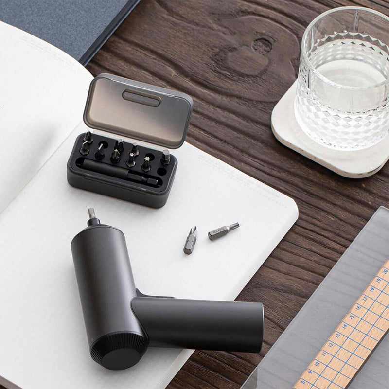 XIAOMI Mijia Cordless Rechargeable Screwdriver 3.6V 2000mAh Li-ion 5N.m Electric Screwdriver With 12Pcs S2 Screw Bits for Home DIY