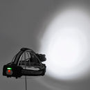 XANES 2701-11 5000LM 9*T6 2* Red LED 7 Modes Bike Bicycle Headlamp 18650 Battery USB Interface