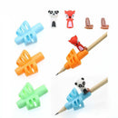 Two-Finger Grip Silicone Baby 3pcs Learning Writing Tool Writing Pencil