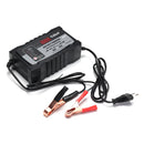 6/12V 2/6A Automatic Smart Lead Acid Battery Charger For Car Motorcycle US/EU Plug