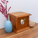Pet Casket Solid Wooden Cat Dog Burial Personal Cremation Ashes Urn Ash Casket