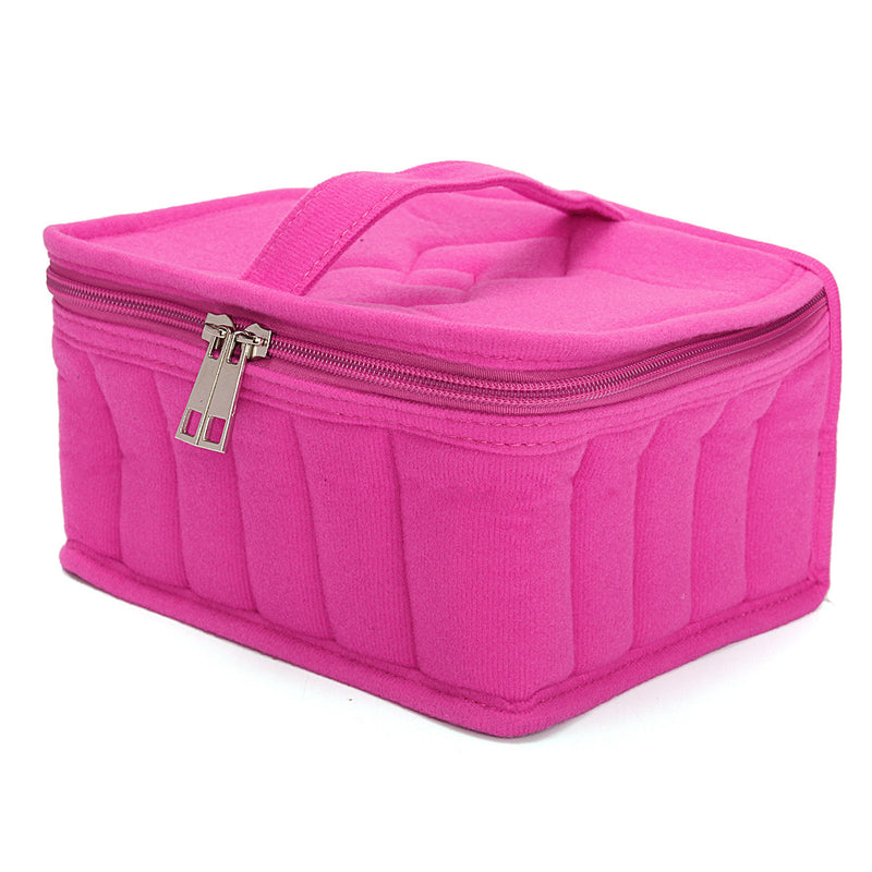 30 Bottle Essential Oil Nail Polish Carrying Case Storage Organizer Bag Shockproof Travel Bag