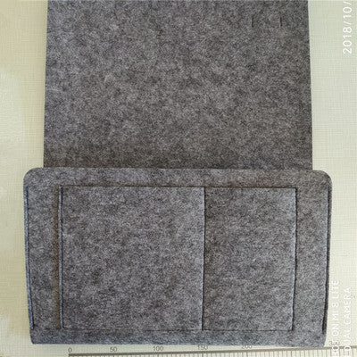 Simple Felt Bedroom Bedside Bag Hanging Remote Control Flat Sofa Battery Storage Bag