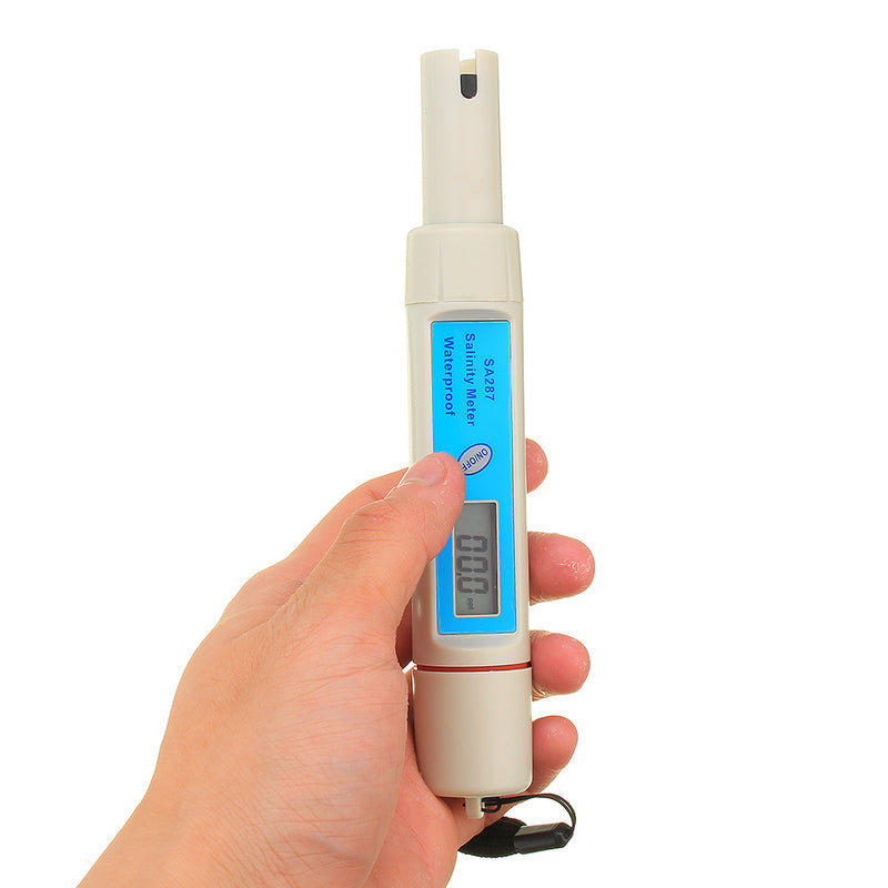 Wattson WS-SA287 0.1ppt Resolution Salinity Meter Waterproof PH Meter Pen for Aquaculture