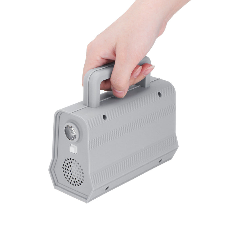 Solar Generator System bluetooth Speaker Outdoor Emergency LED Camping Lamp with 2 Light Bulb