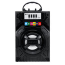Portable bluetooth Subwoofer Speaker Outdoor Wooden Box U Disk Square Dance Microphone Audio Music Player