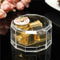 Acrylic Gold Wind Up Music Box:Castle In The Sky