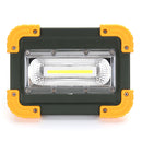 30W Portable USB Rechargeable COB LED Camping Light Outdoor Work Spot Light for Fishing Hiking