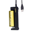 Golisi Needle 2 LED Indi USB Port Smart Lite Battery Charger For Li-ion Battery 2Slots