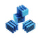 20PCS Blue TMC2100 Stepper Motor Driver Cooling Heatsink With Back Glue For 3D Printer