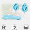 ABS Portable Mini Fan Hands Free Li-ion Battery USB Rechargable Hanging Neck Personal Sport Fan Mini Air Fan