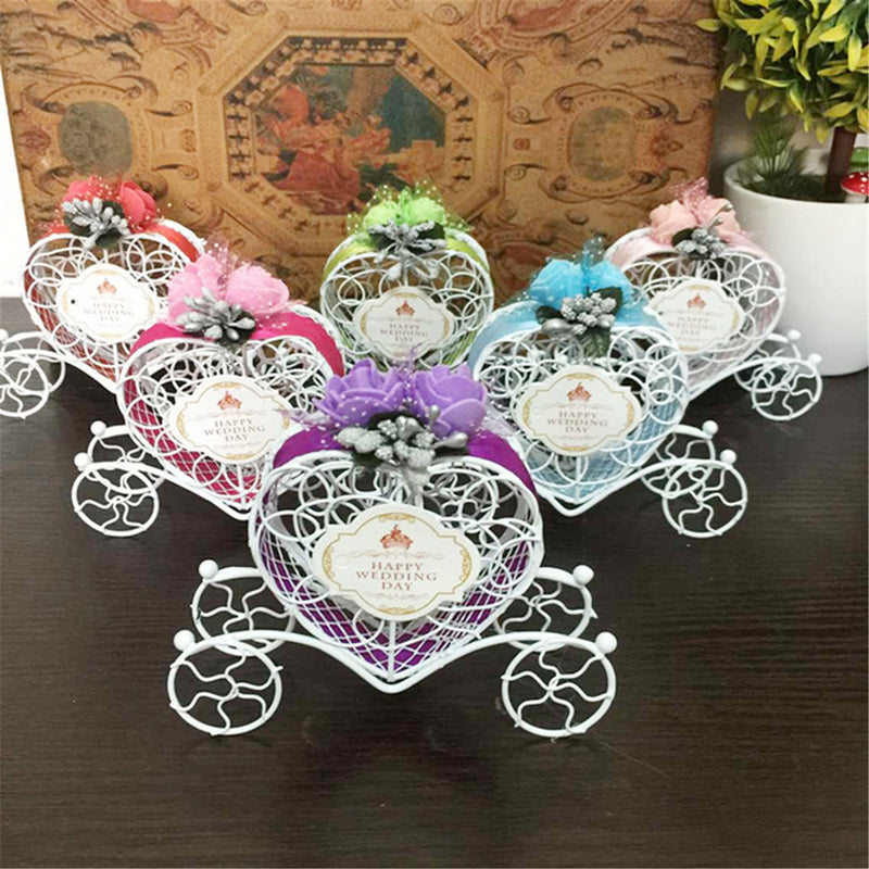10Pcs/Set Carriage Chocolate Candy Box Birthday Wedding Party Favor Box Decorations