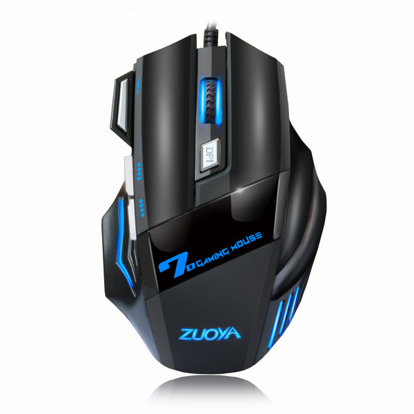 ZUOYA MMR3 Wired Mechanical Gaming Mouse 7 Keys 5500DPI LED Optical USB Mouse Mice Game Mouse Silent/Sound Mouse For PC Computer Pro Gamer