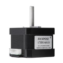HANPOSE 17HS3401-S 34mm Nema 17 Stepper Motor 42 Motor 42BYGH 1.3A 28N.cm 4-lead for CNC Laser 3D printer
